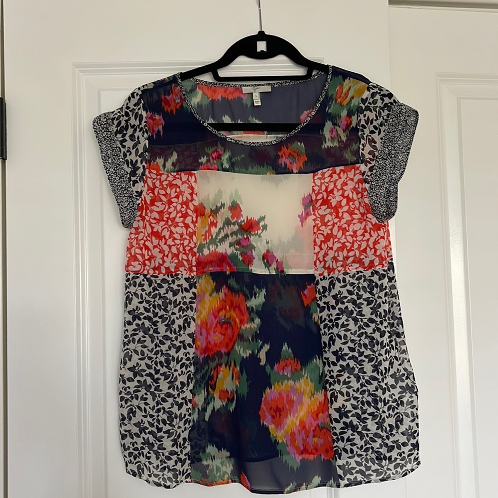 Joie silk floral top, Small